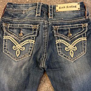 Rock Revival Buckle Womens Jeans Jill Boot